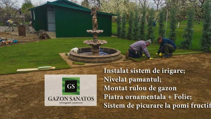 Montaj Rulou Gazon Arad