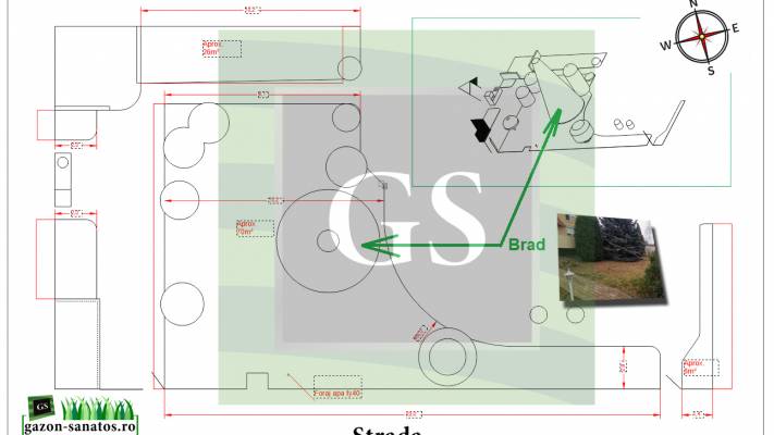 Amenajare curte 120mp