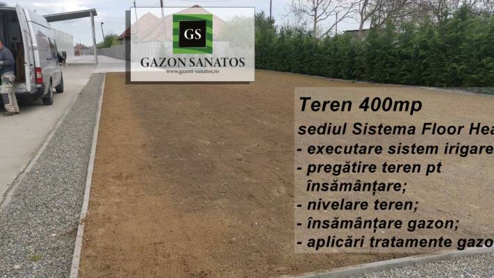 Insamntare Gazon 600mp