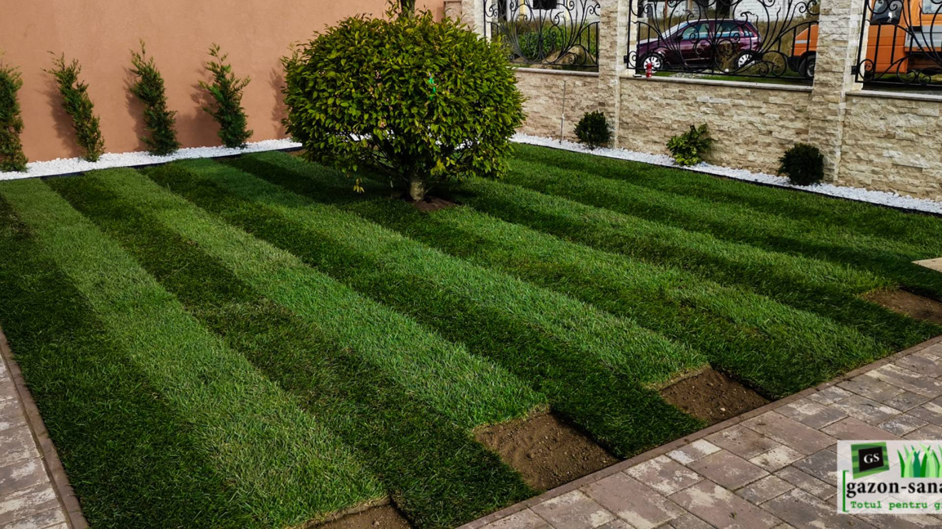 Montaj Rulou de Gazon 